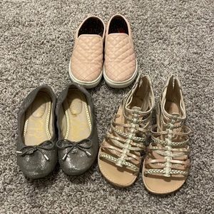 3 Pairs of Shoes Size 2